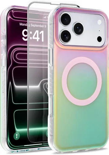 Vista 177 de Funda magnética para Google Pixel 10 Pro XL, fluorescente, color negro