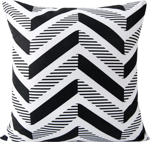 Vista 20 de BEDSUM Funda de almohada de microfibra, suave, decorativa, geométrica, abstracta, triangular, funda de cojín cuadrada para sofá, dormitorio, 18 x 18