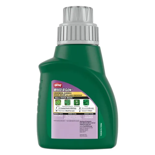 Vista 3 de Ortho Weed B Gon Chickweed, Clover and Oxalis Killer for Lawn Concentrate, Kills Creeping Charlie, 16 onzas líquidas