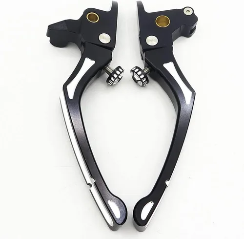 Vista 4 de Motocicleta CNC Palancas de freno embrague ajustable para Harley Touring Street Glide 2014-2016