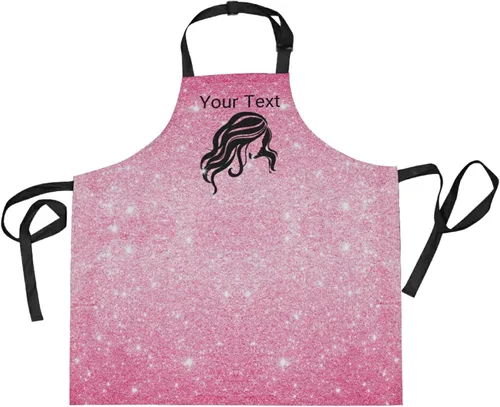 Vista 27 de Delantal unisex personalizado para peluqueros – bata ajustable para estilista – Regalos personalizados