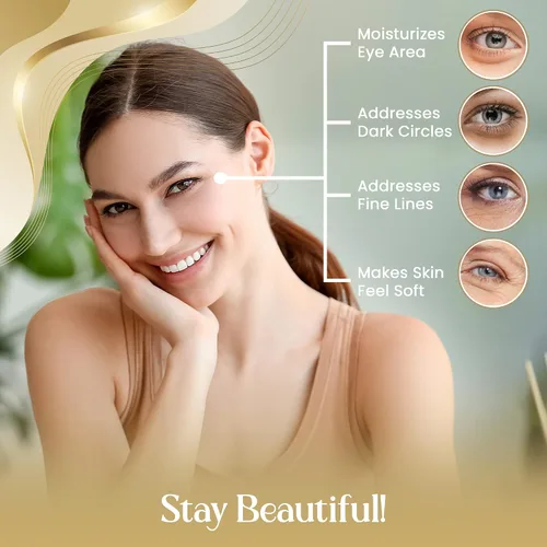 Vista 7 de OROGOLD Suero intensivo para ojos 24K - Suero debajo de los ojos para ayudar a reducir el aspecto de las ojeras y la hinchazón - Oro, té verde, aloe