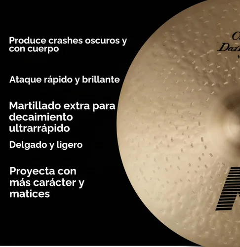 Vista 4 de Zildjian 16 pulgadas K Set de platillos personalizados, oscuros