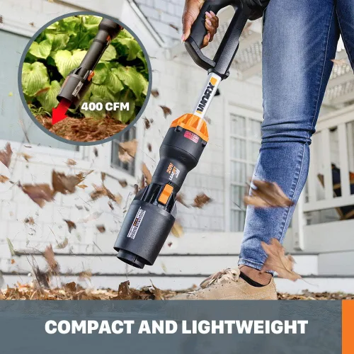 Vista 4 de Worx Nitro - Paquete de soplador de hojas inalámbrico con cortasetos