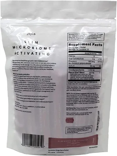 Vista 2 de Plexus Slim MicroBiome Flor de Cereza Negra y Lima, 4.0 Onzas