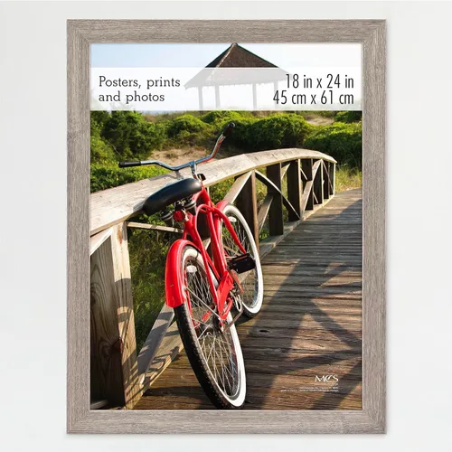 Vista 18 de MCS - Marco para póster con estilo de museo, en madera de granero, de 16 x 20 pulgadas, 2 unidades Barnwood