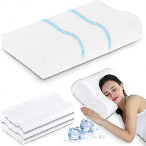 Vista 11 de Almohada cervical de espuma viscoelástica para el cuello de Elviros
