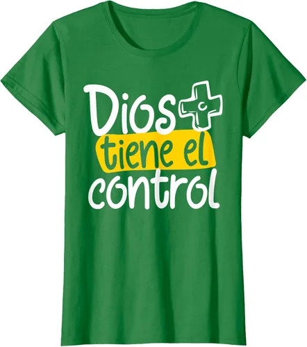 Vista 30 de Regalo Cristiano En Español Christian Spanish Dios Tiene Con Camiseta, Negro