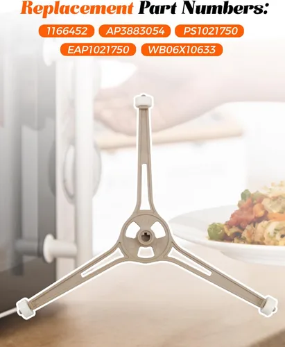 Vista 5 de WB06X10633 - Bandeja giratoria para microondas, repuesto para GE Microondas, reemplaza AP3883054 PS1021750 EAP1021750 1166452
