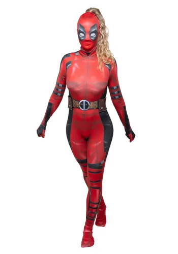 Vista 5 de Disfraz de Traje Zentai Ladypool para Mujer Multicolor