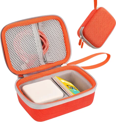 Vista 8 de Funda de viaje compatible con Yoto Mini, funda protectora rígida compatible con Mini Player 2024, funda portafolio de tarjetas de audio para niños