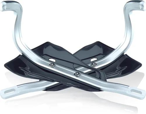 Vista 7 de Paramanos de moto de cross con empuñaduras, protectores de mano de motocicleta de 7/8 pulgadas y 1 1/8 pulgadas para cuatrimoto, soporte universal