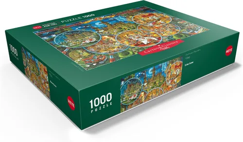 Vista 3 de MyPuzzle Crime Scene - Michael Ryba - Cartoon Classics - Rompecabezas prémium de 1000 piezas para adultos