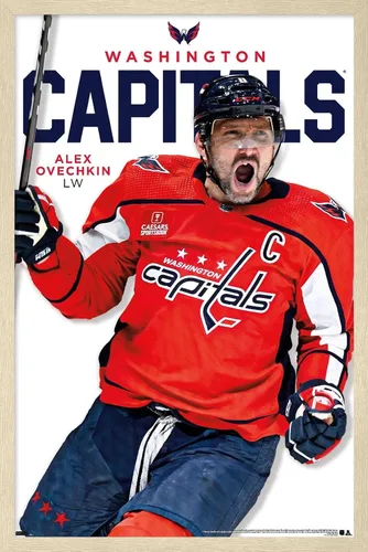 Vista 7 de Trends International NHL Washington Capitals - Póster de pared de la serie 23 de Alexander Ovechkin, 22.4 pulgadas de largo x 14.7 W, versión