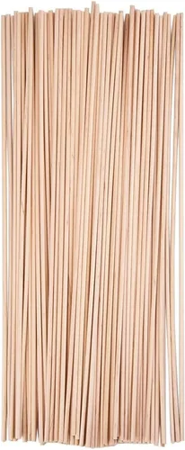 Vista 4 de eBoot - Cañas de madera natural para manualidades, 100