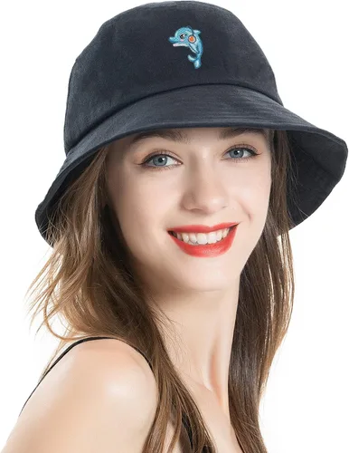 Vista 245 de ZLYC Gorra de pescador bordada de moda unisex para hombres y mujeres