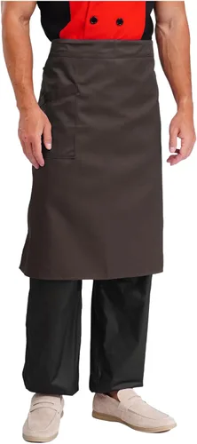 Vista 2 de iiniim Delantales de cocina para mujeres y hombres, pintura de limpieza, barbacoa, chef, con cordones, delantal de cocina profesional con bolsillo