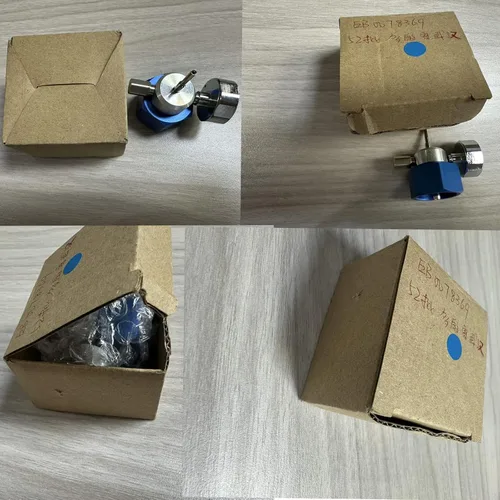 Vista 8 de Adaptador de llenado de propano Airsoft con manómetros y cubierta protectora de dedal para tanque de campamento de gas propano verde, reutilizable