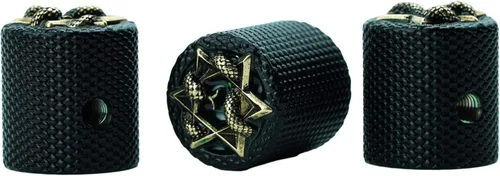 Vista 2 de Guyker - Perillas de control de potenciómetro de guitarra bajo con eje de 6 mm de diámetro Pots - 3 piezas de reemplazo de perillas de velocidad