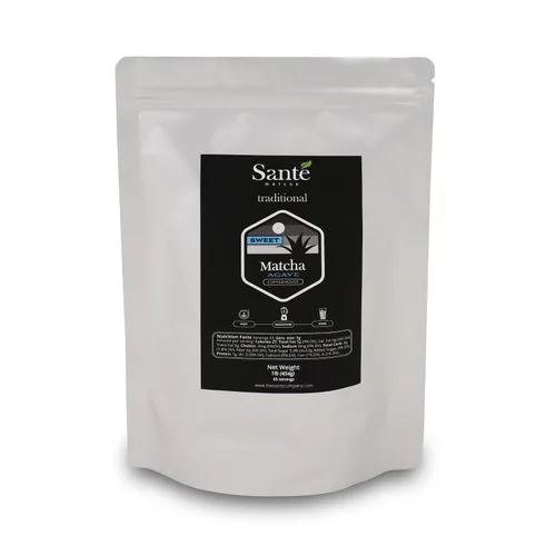 Vista 8 de Santé Matcha: Sweet Matcha – Matcha japonés de grado ceremonial + polvo de agave orgánico – de la región de la prefectura de Aichi y primera cosecha