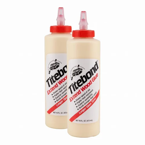 Vista 7 de Titebond - Cola para madera Extend, se adhiere más fuerte que la madera, tiempo de montaje más largo, carpintería, reparación del hogar