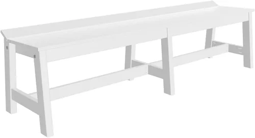 Vista 21 de Furniture Barn USA Poly Lumber - Banco de comedor de 41 pulgadas, caoba antigua multicolor (Antique Mahogany)