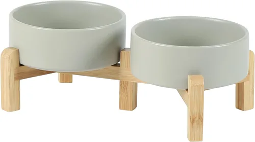 Vista 36 de Havniva Juego de 2 cuencos de cerámica de 5.1 pulgadas para perros y gatos, alimentador de alimentos y agua para perros de raza pequeña, gatitos