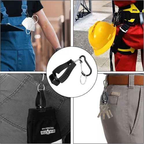 Vista 5 de Glove Clips for Work Glove Holders, Glove Holder Clip Gloves Clip for Construction
