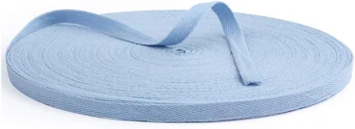 Vista 9 de Cinta de sarga de algodón de 54 yardas de 3/8 pulgadas de ancho (0.394 in) de ancho, cinta de sarga en espiga para manualidades, costura, ropa