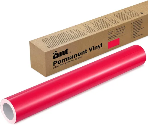 Vista 39 de ANT Melocotón, rollo de vinilo permanente de 24" x 4,5 m, rollo de vinilo adhesivo, para proyecto DIY, calcomanía, pegatina, compatible con Cricut