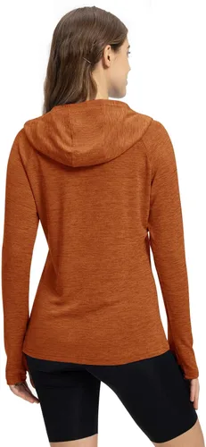 Vista 6 de TBMPOY Womens UPF 50+ Sun Protection Hoodie Shirt Long Sleeve Fishing Hiking Outdoor UV Shirt Lightweight