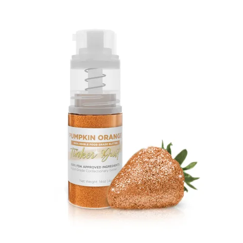Vista 6 de Bakell - Brillantina Negra Tinker Dust (4g, 1x Mini Bomba de Pulverización) Brillantina Comestible para Alimentos, Postres y Bebidas! Negro
