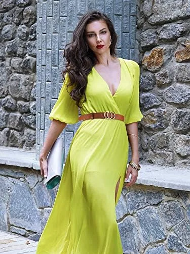 Vista 3 de Syhood 2 Pieces Women Leather Belt Soft Faux Leather Jeans Belt Waist Belts for Jeans Dress with Double O-Ring Buckle