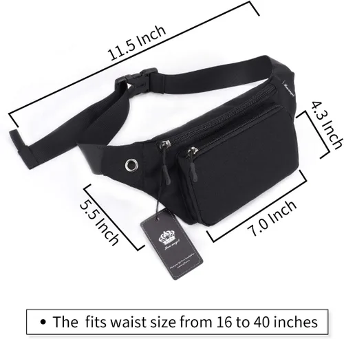 Vista 3 de HUA ANGEL Riñonera cruzada para mujeres y hombres, riñoneras de moda, bolsas cruzadas, cinturón, bolsa de teléfono para viajes deportivos