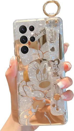 Vista 18 de Funda para Galaxy S20 con Banda de Muñeca y Soporte Ultra Delgada IMD Patrón de Animales Resistente a Golpes Funda con Soporte de Protección