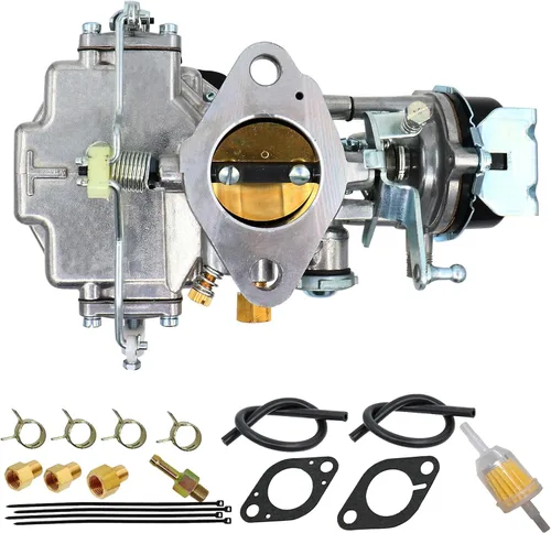 Vista 6 de Carburador de 1 barril Autolite 1100 recto 6 cilindros 170 200cu 2.8L 3.3L Motores para Ford 1963-1969 Mustang Falcon Ranchero Club Wagon Mercury