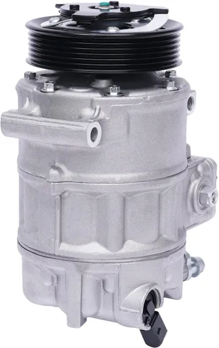 Vista 9 de Compresor de A/C para Audi A3 2005-2015 VW Golf Jetta Passat 1K0820859F 2006-2013 +Embrague