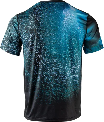 Vista 2 de Salt Life Men's Hole in The Wall Short Sleeve Lightweight Nanotex Performance Shirt