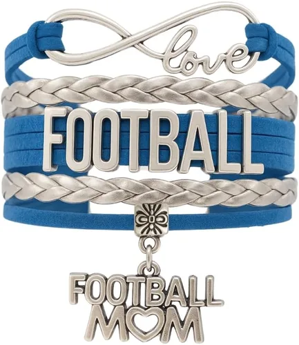 Vista 11 de Sportybella Pulsera de fútbol para mamá, pulsera de fútbol para mamá, pulsera de fútbol para madres de fútbol americano
