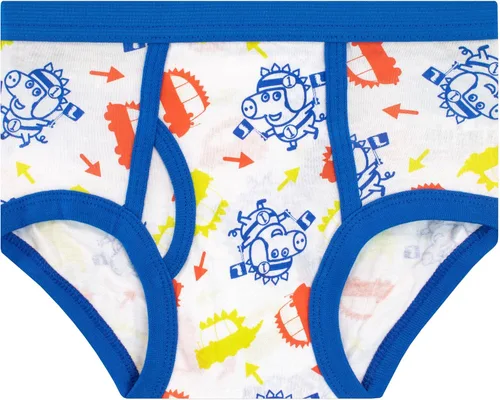 Vista 3 de Peppa Pig Ropa interior George Pig para niños, paquete de 5