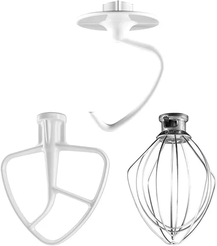 Vista 2 de KitchenAid KSM150PSCV Artisan Series Batidora de pie de 5 cuartos con escudo vertedor - Caviar