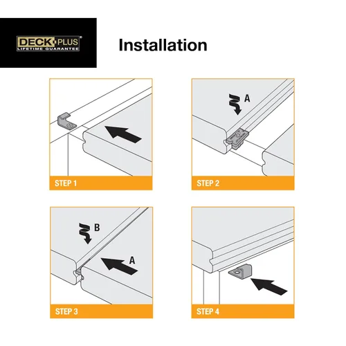 Vista 5 de Deck Plus Eclipse - Sujetadores ocultos, tornillos de cubierta, tornillos para madera, acero inoxidable, negro, paquete de 360