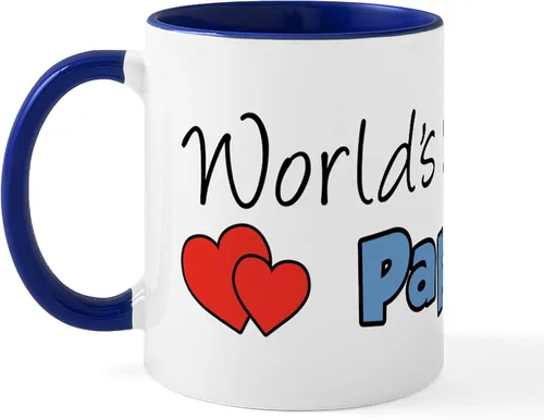 Vista 20 de CafePress Papou (Worlds Best) Taza de café de cerámica (11 oz (11.0 fl oz)