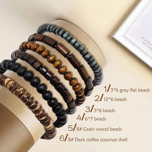 Vista 6 de Pulsera Gótica Ajustable de Cuero Trenzado Punk Multicapa de Estilo Grunge, Conjunto de Pulseras Emo con Brazalete de Metal, Envoltura