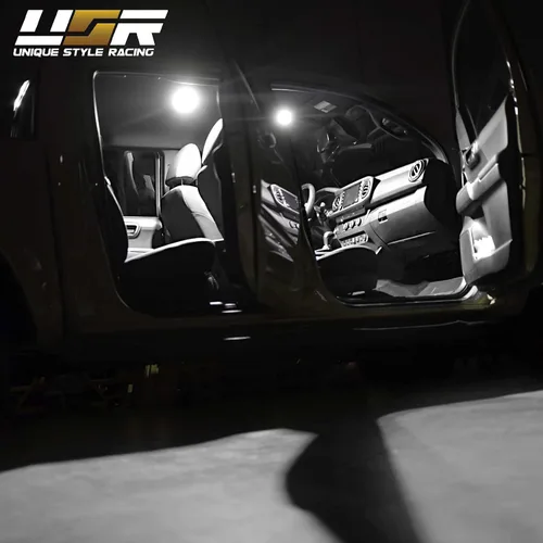 Vista 7 de USR UNIQUE STYLE RACING Panel completo de luz LED interior de cúpula central (30 LEDs) + 2 luces delanteras de mapa
