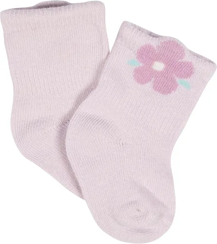 Vista 3 de Gerber Calcetines unisex a prueba de movimiento para bebé, 8 pares