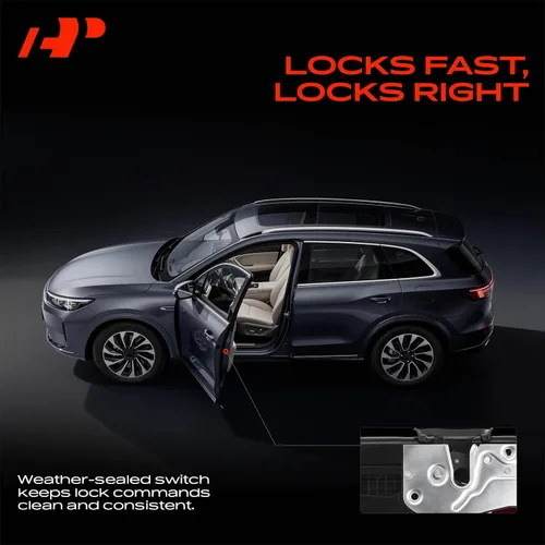 Vista 3 de A-Premium Actuador de cerradura de puerta compatible con Cadillac CTS 2009-2014, para modelo sin entrada pasiva, conector de 7 pines