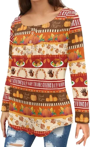 Vista 3 de xixirimido Blusas con botones, de manga larga, para mujer, estilo casual, cuello en V, sin botones, holgadas