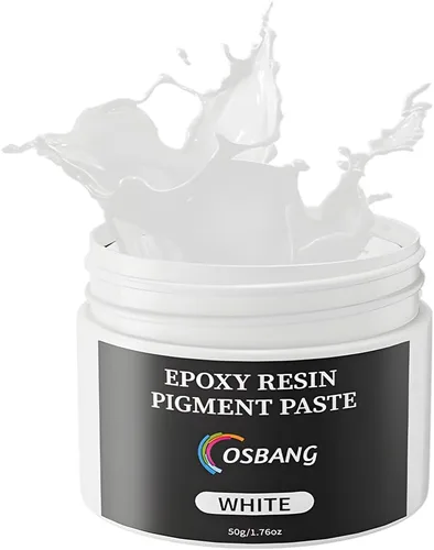 Vista 12 de Pastas de pigmento de 8 colores para resina epoxi, pigmento de color de resina epoxi de 1.76 oz/50 g, tinte de resina opaco, pigmento de resina