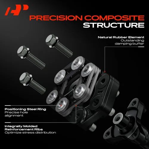 Vista 6 de A-Premium - Acoplador de eje de transmisión flexible compatible con Dodge y Chrysler for Dodge Charger 2007-2010 3.5L, Magnum 2005-2008 3.5L &